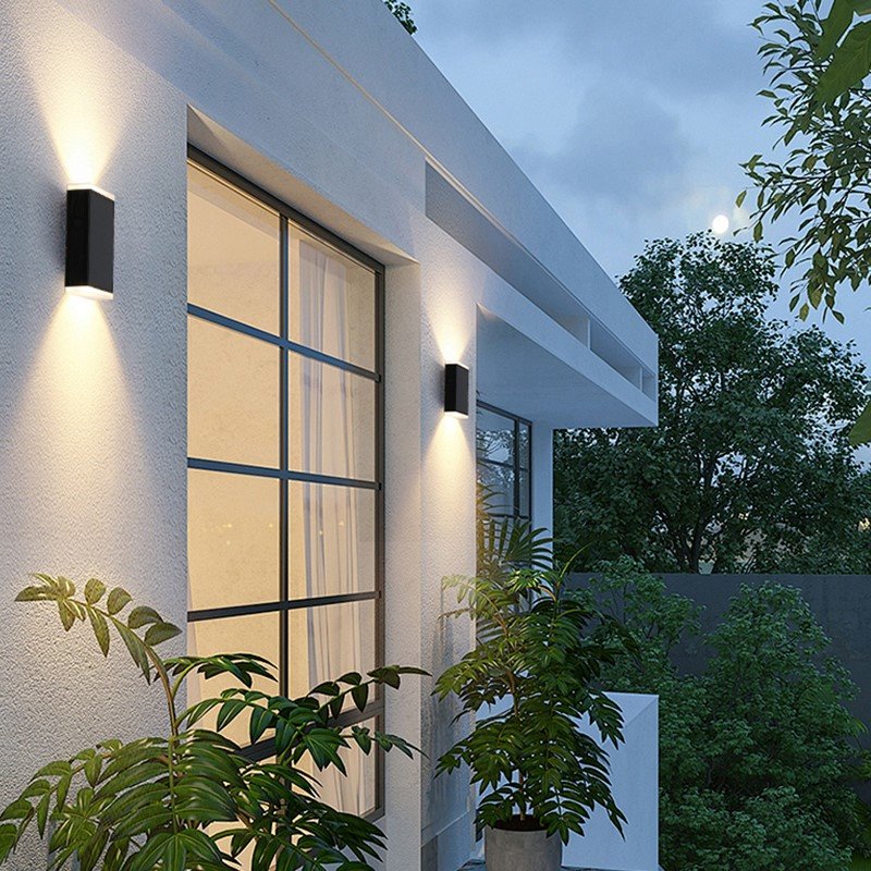 IMMAX SUN EASY venkovní solární nástěnné LED osvětlení IP44 4000K černé