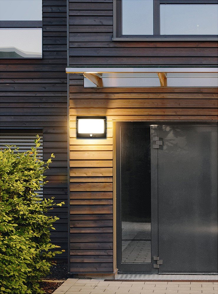 IMMAX SUN SEE venkovní solární nástěnné LED osvětlení IP44, 900lm, PIR senzor