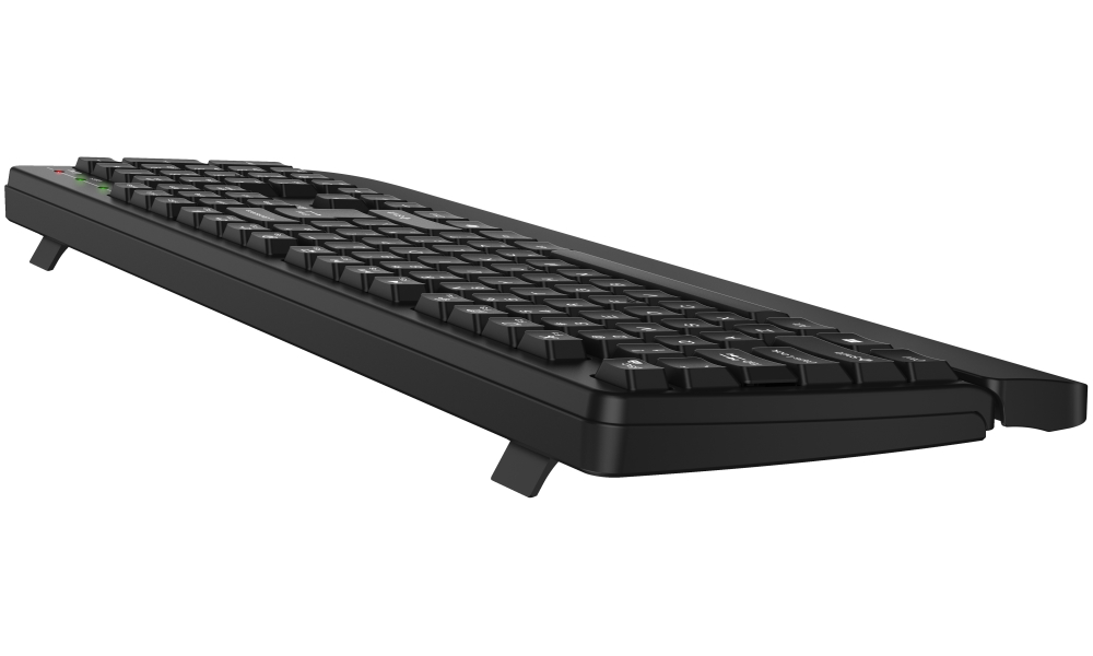 GENIUS KB-7123/ bezdrátová 2,4GHz/ ergo předložka/ Copilot/ mini receiver/ USB/ černá/ CZ+SK layout