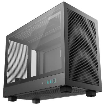 DEEPCOOL skříň CH160 Plus / micro-ATX / USB 3.0 / USB-C / prosklená bočnice / držadlo / černá