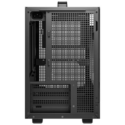 DEEPCOOL skříň CH160 Plus / micro-ATX / USB 3.0 / USB-C / prosklená bočnice / držadlo / černá