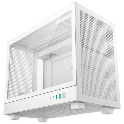 DEEPCOOL skříň CH160 Plus / micro-ATX / USB 3.0 / USB-C / prosklená bočnice / držadlo / bílá