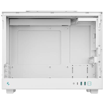 DEEPCOOL skříň CH160 Plus / micro-ATX / USB 3.0 / USB-C / prosklená bočnice / držadlo / bílá