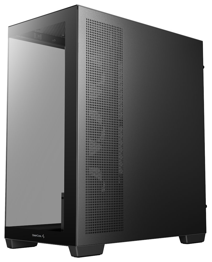 DEEPCOOL skříň CG580 4F V2 / ATX / 4x120mm ARGB fans / 2xUSB 3.0 / panoramatická / tvrzené sklo / černá