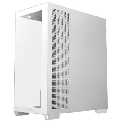 DEEPCOOL skříň CG580 4F V2 / ATX / 4x120mm ARGB fans / 2xUSB 3.0 / panoramatická / tvrzené sklo / bílá