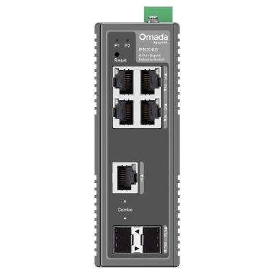 TP-Link IES206G - 6-portový Omada Industry Switch, 4x GLAN, 1x SFP, 1x Combo Gigabit SFP