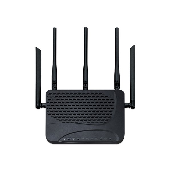 Planet XGPN-400AXV XG-PON HGU, 4x1Gb, 3000Mbps 802.11AX Wireless, 1x FXS, Wi-Fi 6, GUI Management