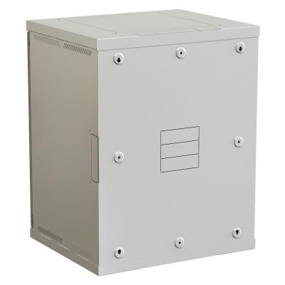 Solarix rozvaděč nástěnný SENSA 15U 500mm, dveře sklo, šedá RAL 7035, SENSA-15U-65-11-G