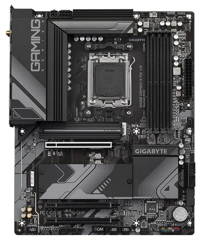 GIGABYTE B650 GAMING X AX V2 / AMD B650 / AM5 / 4x DDR5 / 3x M.2 / USB-C / HDMI / DP / WiFi / ATX