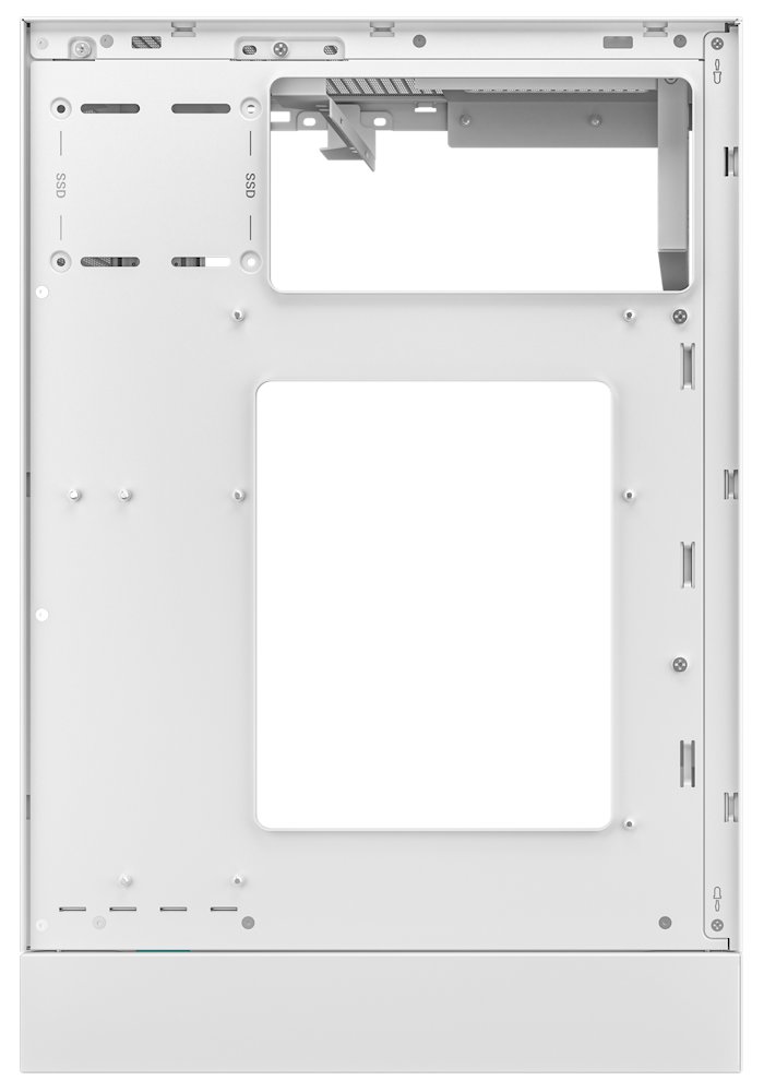 DEEPCOOL skříň CH170 Plus / vertikální microATX / 2xUSB 3.0 / USB-C / bílá