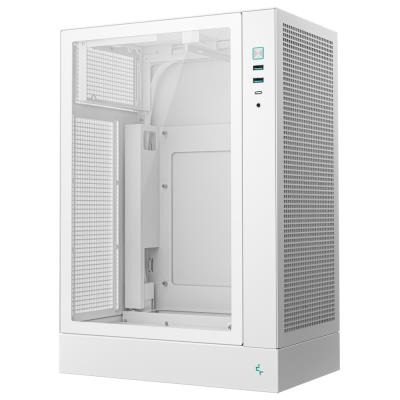 DEEPCOOL skříň CH170 Plus / vertikální microATX / 2xUSB 3.0 / USB-C / bílá