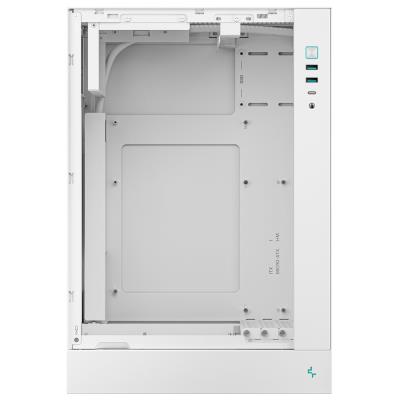 DEEPCOOL skříň CH170 Plus / vertikální microATX / 2xUSB 3.0 / USB-C / bílá