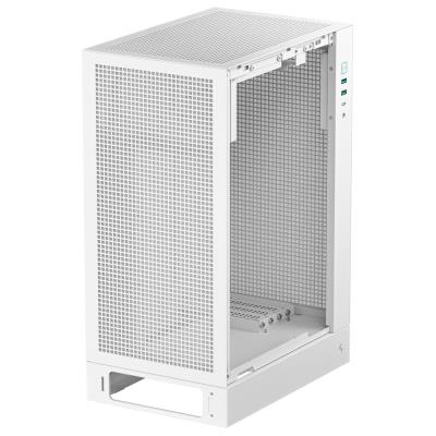 DEEPCOOL skříň CH170 Plus / vertikální microATX / 2xUSB 3.0 / USB-C / bílá