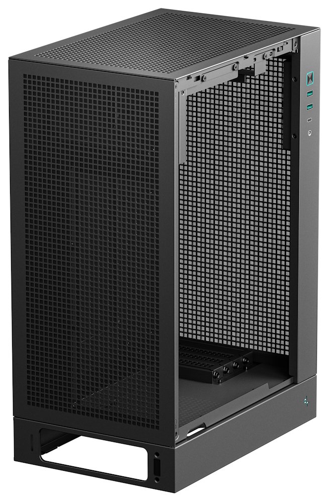 DEEPCOOL skříň CH170 Plus / vertikální microATX / 2xUSB 3.0 / USB-C / černá