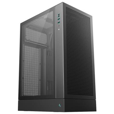 DEEPCOOL skříň CH170 Plus / vertikální microATX / 2xUSB 3.0 / USB-C / černá