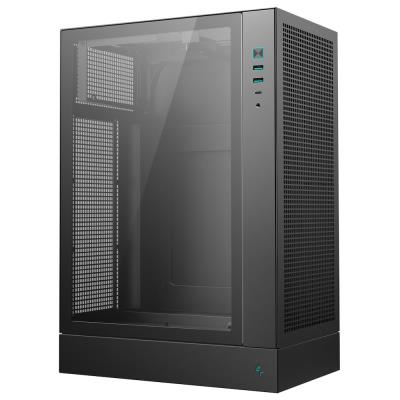 DEEPCOOL skříň CH170 Plus / vertikální microATX / 2xUSB 3.0 / USB-C / černá