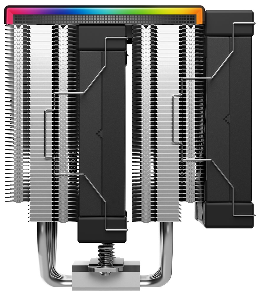 DEEPCOOL chladič AK620 Digital SE / 2x120mm fan / 6x heatpipes / pro Intel i AMD/ digitální display / černý
