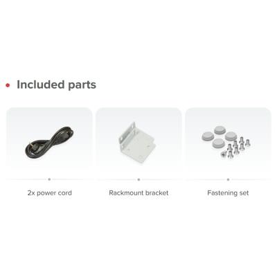 MikroTik Switch/Router CRS418-8P-8G-2S+RM, 8x GbE, 8x GbE PoE+ (150 W), 2x SFP+, USB 3.0, RouterOS, L5, Rack