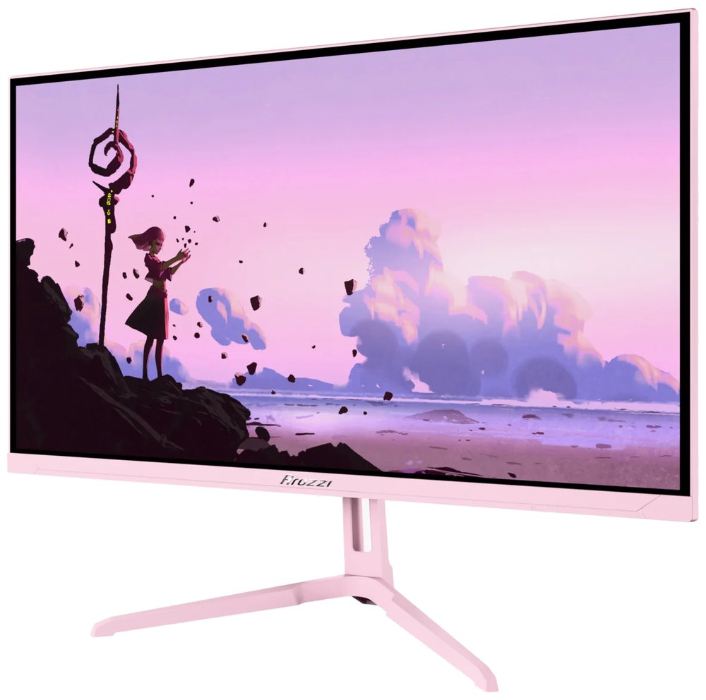 AROZZI NOVA herní monitor 23,8" 24T1K200 Pink/ LED/ 1920x1080/ 200Hz/ IPS/ 1000:1/ 1ms/ HDMI/ DP/ růžový