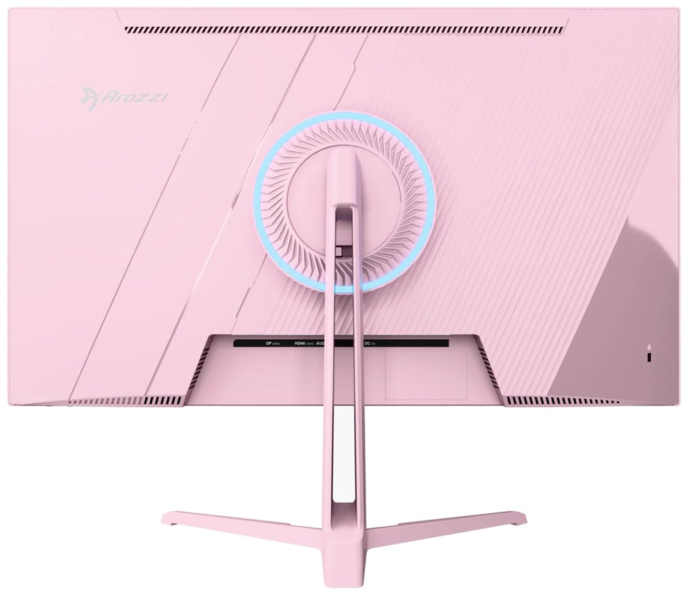 AROZZI NOVA herní monitor 23,8" 24T1K200 Pink/ LED/ 1920x1080/ 200Hz/ IPS/ 1000:1/ 1ms/ HDMI/ DP/ růžový