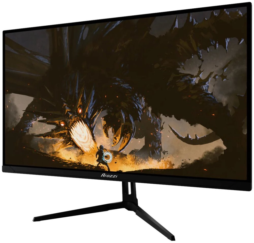 AROZZI NOVA herní monitor 27" 27T2K180 Black/ LED/ 2560x1440/ 180Hz/ IPS/ 1000:1/ 1ms/ 2xHDMI/ 2xDP/ černý