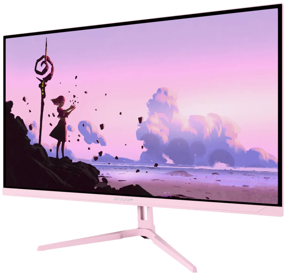 AROZZI NOVA herní monitor 27" 27T2K180 Pink/ LED/ 2560x1440/ 180Hz/ IPS/ 1000:1/ 1ms/ 2xHDMI/ 2xDP/ růžový