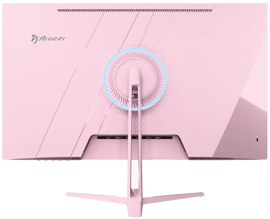 AROZZI NOVA herní monitor 27" 27T2K180 Pink/ LED/ 2560x1440/ 180Hz/ IPS/ 1000:1/ 1ms/ 2xHDMI/ 2xDP/ růžový