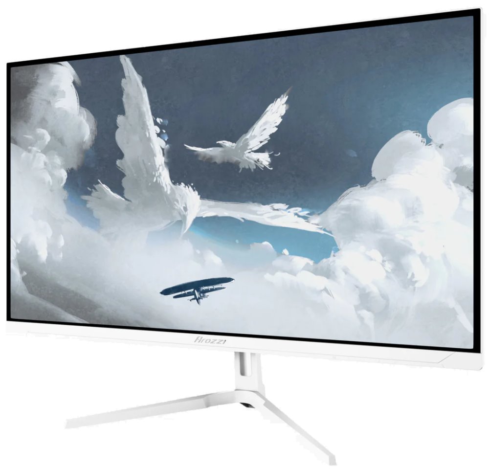 AROZZI NOVA herní monitor 27" 27T2K180 White/ LED/ 2560x1440/ 180Hz/ IPS/ 1000:1/ 1ms/ 2xHDMI/ 2xDP/ bílý