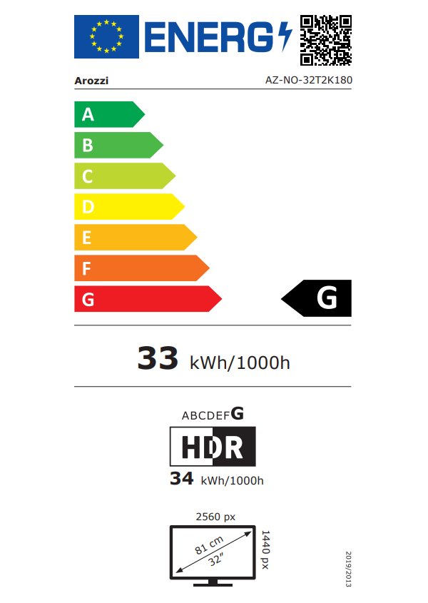 AROZZI NOVA herní monitor 32" 32T2K180 Forest Green/ LED/ 2560x1440/ 180Hz/ IPS/ 1000:1/ 1ms/ 2xHDMI/ DP/ mechově zelený