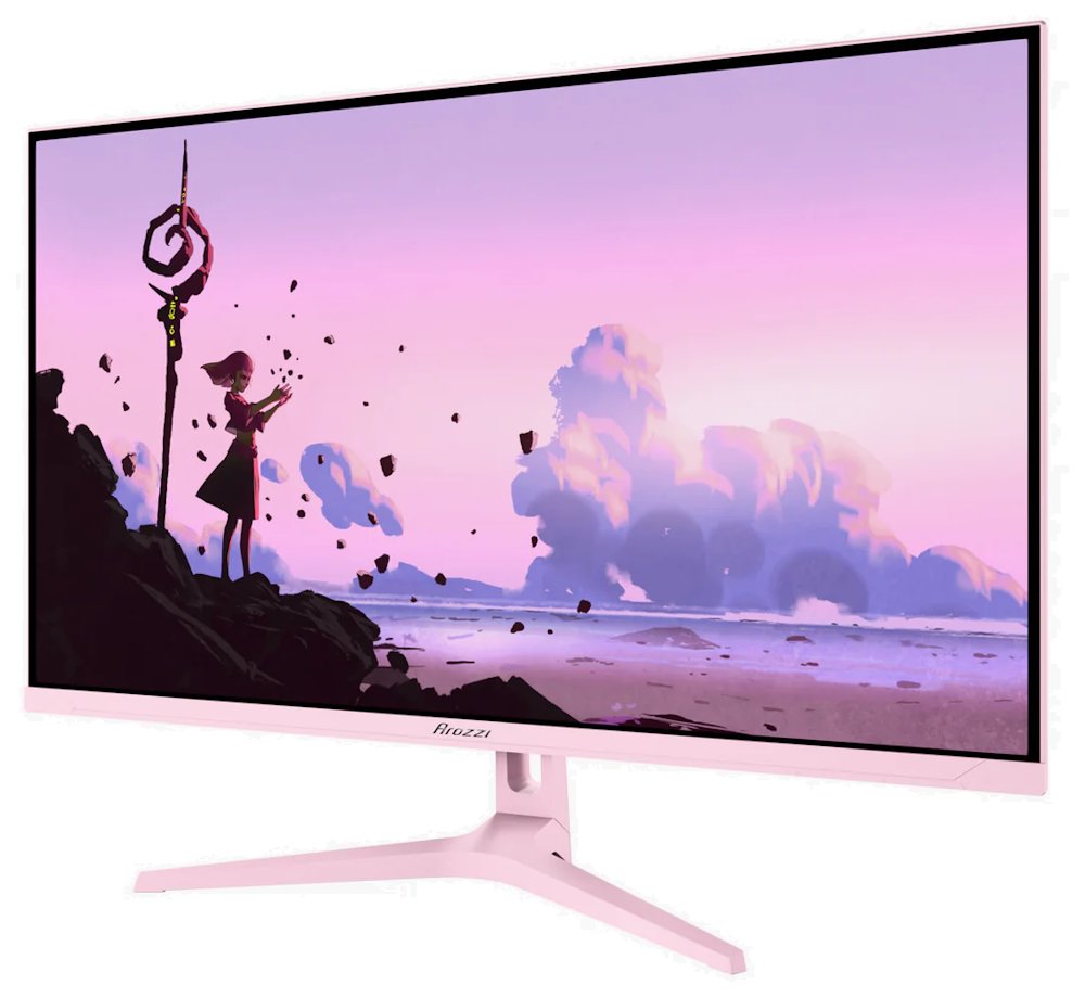 AROZZI NOVA herní monitor 32" 32T2K180 Pink/ LED/ 2560x1440/ 180Hz/ IPS/ 1000:1/ 1ms/ 2xHDMI/ DP/ růžový