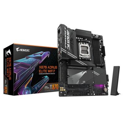 GIGABYTE X870 AORUS ELITE WIFI7 / AMD X870 / AM5 / 4x DDR5 DIMM / 4x M.2 / HDMI / USB-C / WiFi 7 / ATX