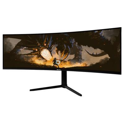 AROZZI NOVA herní monitor 49" 49TUW165 Black/ LED/ 5120x1440/ 165Hz/ VA/ 3000:1/ 1ms/ 2xHDMI/ DP/ USB-C/ černý