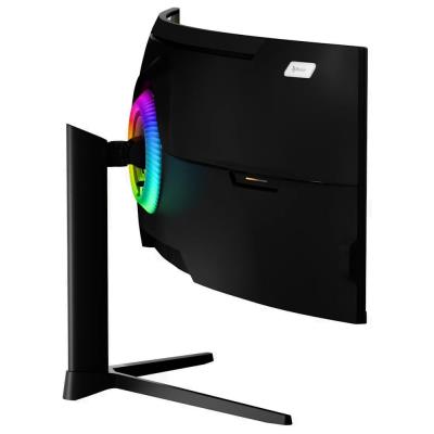AROZZI NOVA herní monitor 49" 49TUW165 Black/ LED/ 5120x1440/ 165Hz/ VA/ 3000:1/ 1ms/ 2xHDMI/ DP/ USB-C/ černý