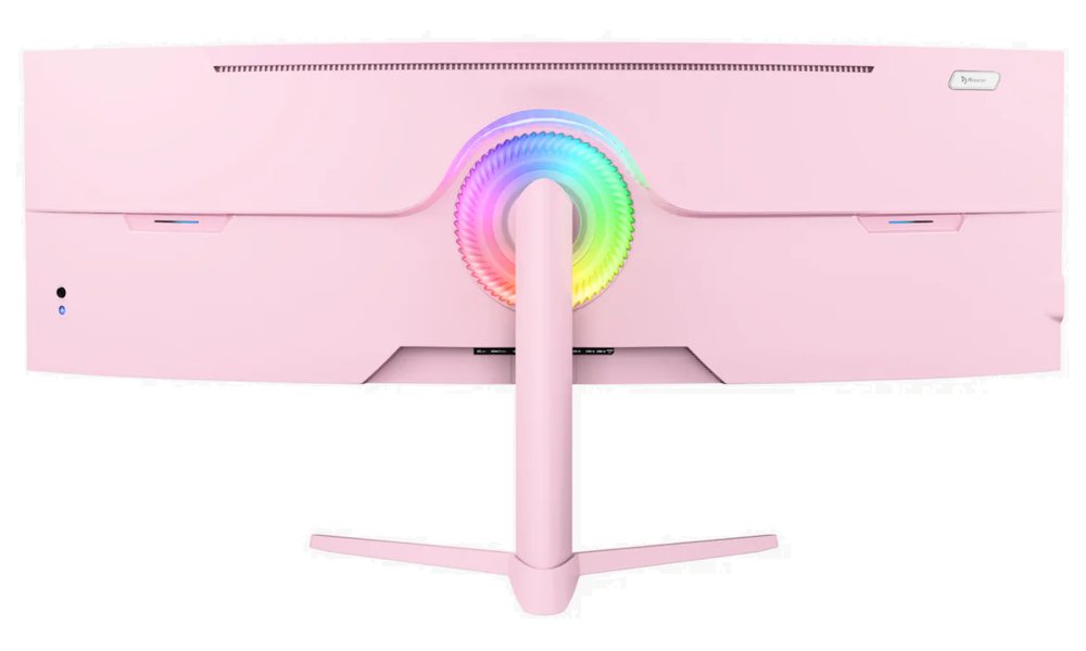 AROZZI NOVA herní monitor 49" 49TUW165 Pink/ LED/ 5120x1440/ 165Hz/ VA/ 3000:1/ 1ms/ 2xHDMI/ DP/ USB-C/ růžový