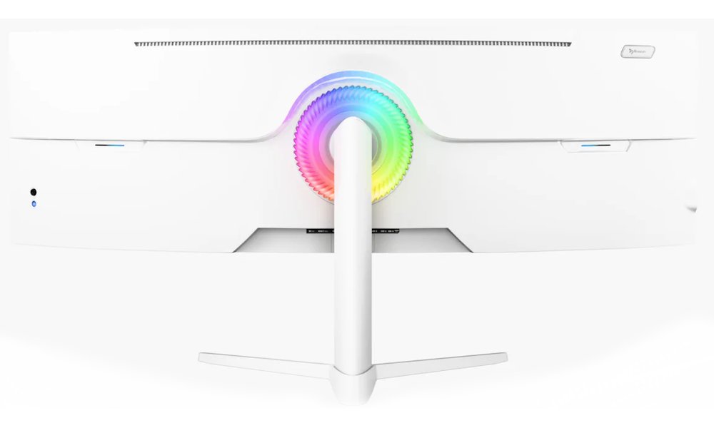 AROZZI NOVA herní monitor 49" 49TUW165 White/ LED/ 5120x1440/ 165Hz/ VA/ 3000:1/ 1ms/ 2xHDMI/ DP/ USB-C/ bílý