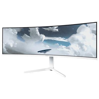 AROZZI NOVA herní monitor 49" 49TUW165 White/ LED/ 5120x1440/ 165Hz/ VA/ 3000:1/ 1ms/ 2xHDMI/ DP/ USB-C/ bílý