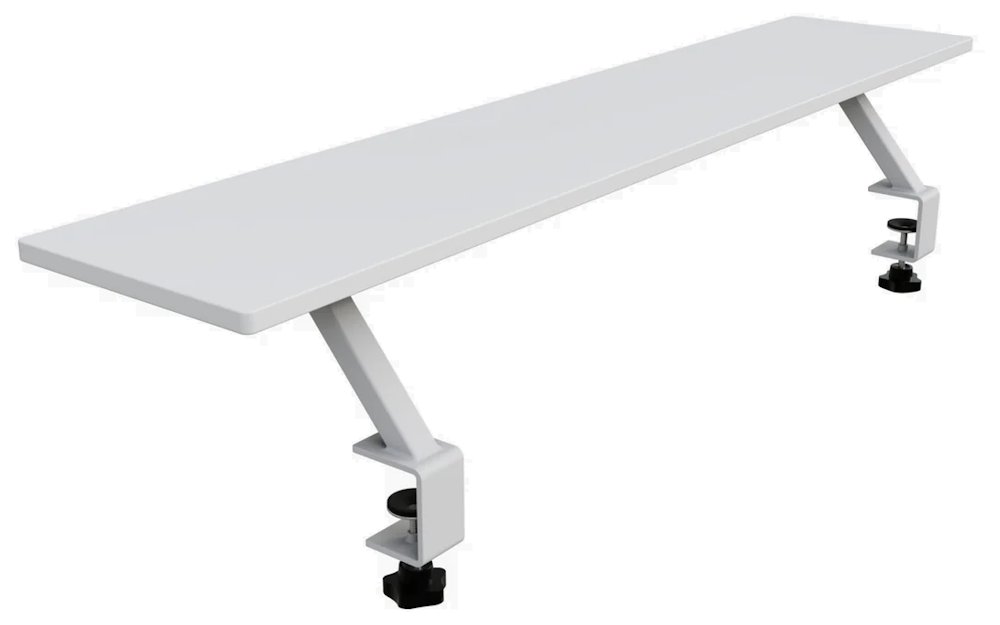 AROZZI ARENA Desk Riser Large White/ přídavná ergo polička pro herní stůl/ šíře 111 cm/ bílá