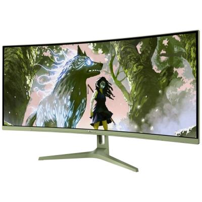 AROZZI NOVA herní monitor 34" 34T2K165 Forest Green/ LED/ 3440x1440/ 165Hz/ VA/ 4000:1/ 1ms/ 2xHDMI/ 2xDP/ mech. zelený