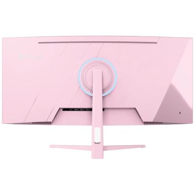 AROZZI NOVA herní monitor 34" 34T2K165 Pink/ LED/ 3440x1440/ 165Hz/ VA/ 4000:1/ 1ms/ 2xHDMI/ 2xDP/ růžový