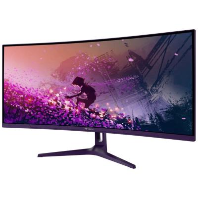 AROZZI NOVA herní monitor 34" 34T2K165 Purple/ LED/ 3440x1440/ 165Hz/ VA/ 4000:1/ 1ms/ 2xHDMI/ 2xDP/ fialový