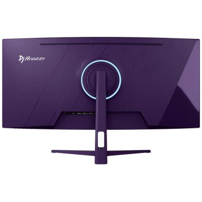 AROZZI NOVA herní monitor 34" 34T2K165 Purple/ LED/ 3440x1440/ 165Hz/ VA/ 4000:1/ 1ms/ 2xHDMI/ 2xDP/ fialový