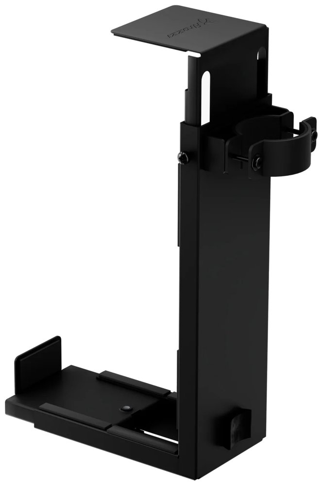 AROZZI ARENA PC Mount Black/ držák PC na nohu stolu/ nosnost 30kg/ černý