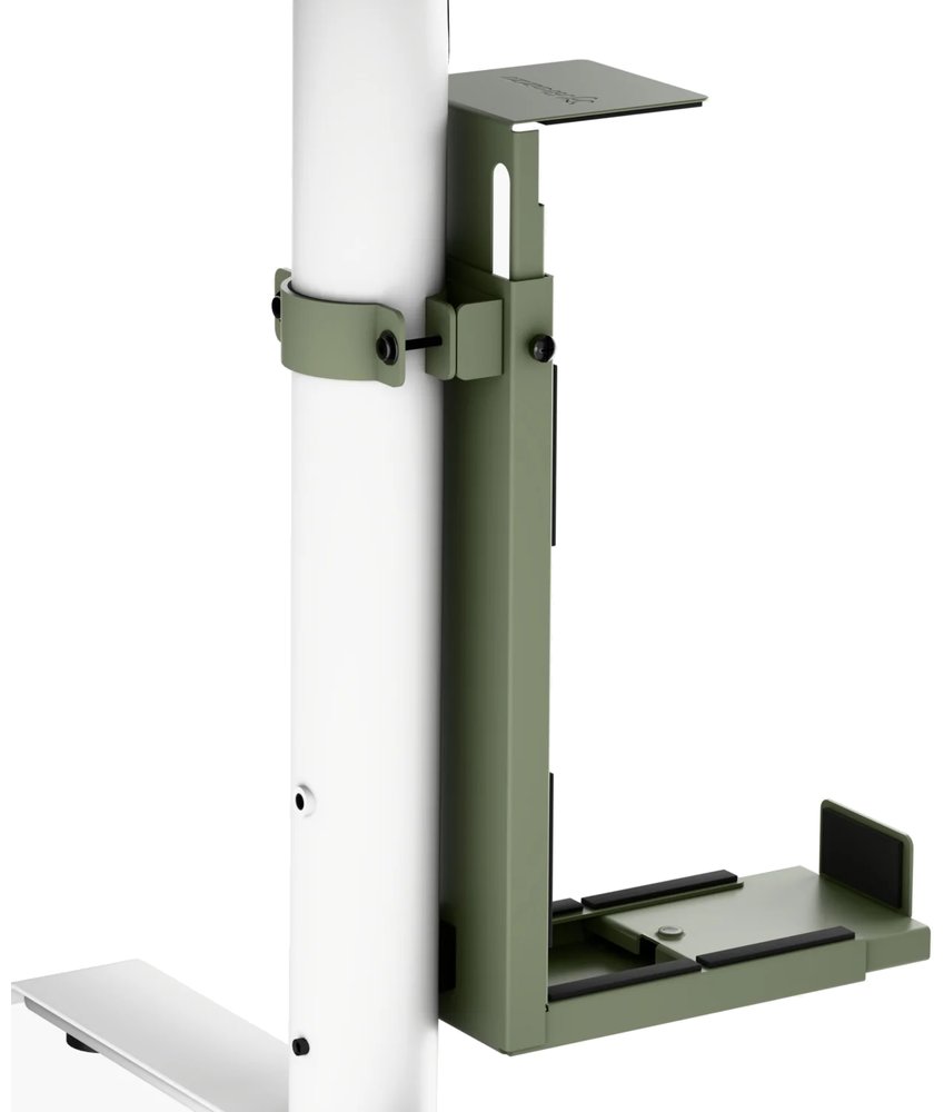 AROZZI ARENA PC Mount Forest Green/ držák PC na nohu stolu/ nosnost 30kg/ mechově zelený