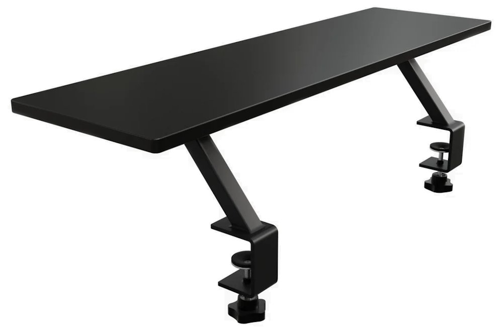 AROZZI ARENA Desk Riser Small Black/ přídavná ergo polička pro herní stůl/ šíře 80 cm/ černá