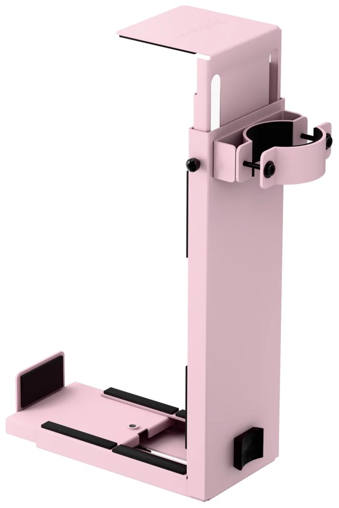 AROZZI ARENA PC Mount Pink/ držák PC na nohu stolu/ nosnost 30kg/ růžový