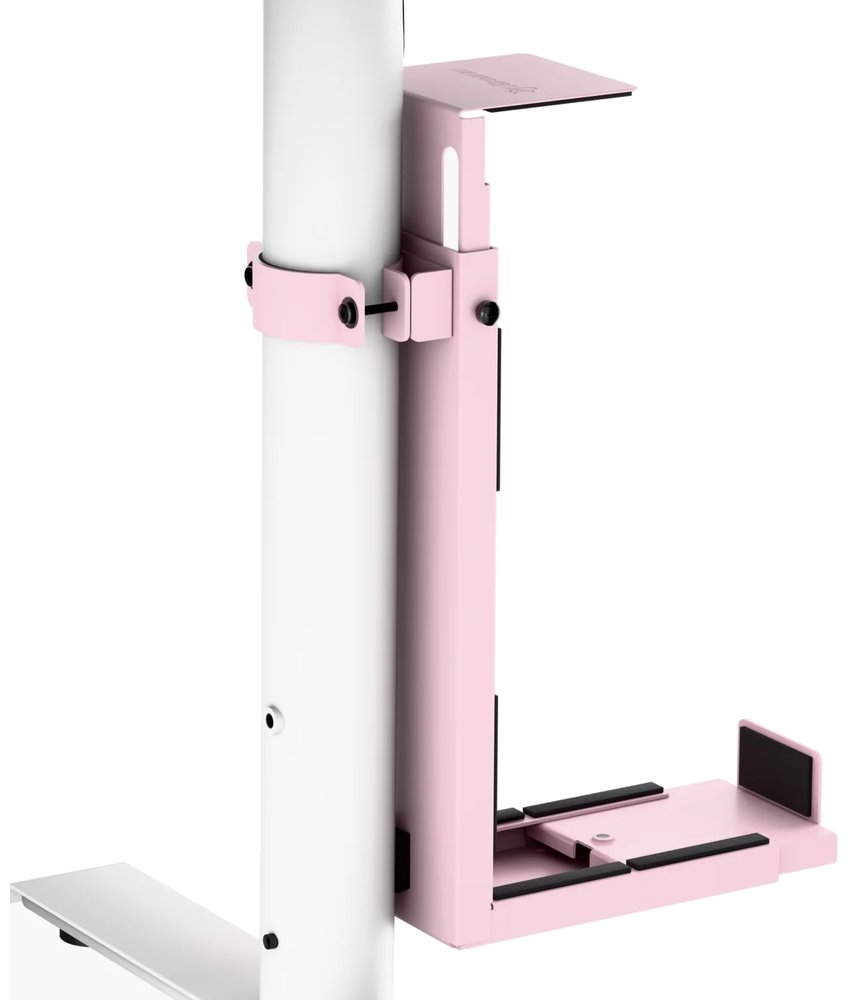 AROZZI ARENA PC Mount Pink/ držák PC na nohu stolu/ nosnost 30kg/ růžový