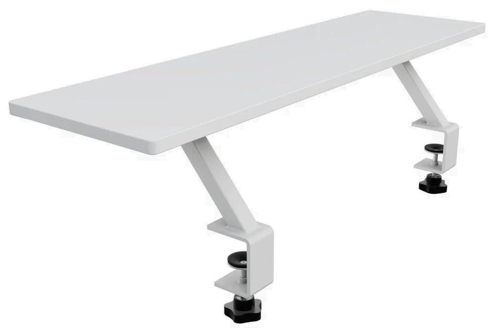 AROZZI ARENA Desk Riser Small White/ přídavná ergo polička pro herní stůl/ šíře 80 cm/ bílá