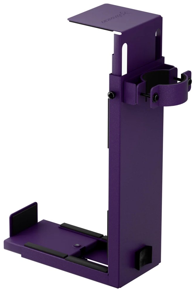 AROZZI ARENA PC Mount Purple/ držák PC na nohu stolu/ nosnost 30kg/ fialový