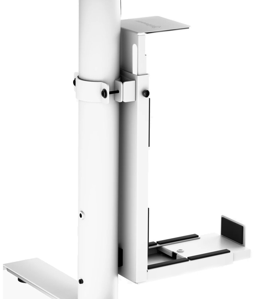 AROZZI ARENA PC Mount White/ držák PC na nohu stolu/ nosnost 30kg/ bílý