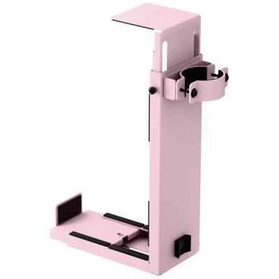 AROZZI ARENA PC Mount Pink/ držák PC na nohu stolu/ nosnost 30kg/ růžový